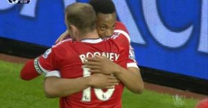 GOLAZO colectivo que firmó Rooney ante el Bournemouth. Gol 100 de rooney en old trafford