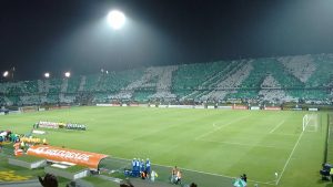 espectacular recibimiento y Mosaico de Atlético Nacional ante Huracán