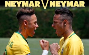 Neymar ha conocido a la figura de cera que han creado en el Museo Madame Tussauds de Orlando