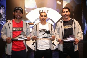 Nike presenta los nuevos guayos FootballX con juan pablo ángel, fabian vargas y victor hugo aristizabal