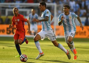 Ángel Di María con Argentina