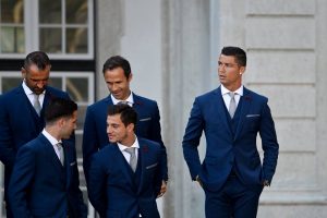 Ronaldo concentrado con Portugal