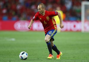 Andrés Iniesta con España