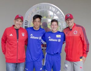 Ganadores del Allianz Junior Football Camp