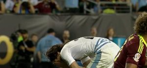 De no creer lo que se comió Edinson Cavani ante Venezuela, de no creer.