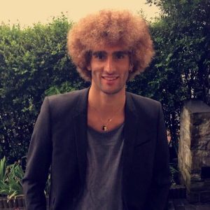 el nuevo look de fellaini para la euro 2016.