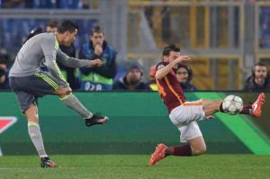 El gol de Cristiano Ronaldo en Roma, elegido como el mejor de la Champion