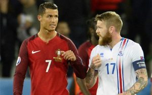 Gunnarsson desmiente que Cristiano se burlara de él cuando le pidió su camiseta