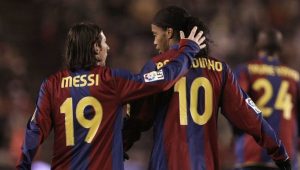 El mensaje de cumpleaños de Ronaldinho a Leo Messi
