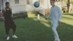 Neymar de vacaciones con Justin Bieber