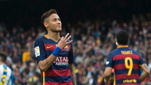 Neymar con Barcelona