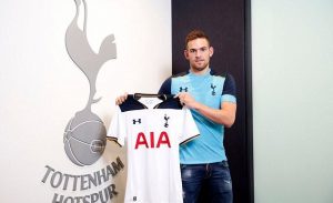 La presentación de Vincent Janssen en el Tottenham de Pochettino (pagó 24,5 millones de dólares por su pase).