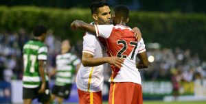 Doblete de Falcao en amistoso ante el Sporting