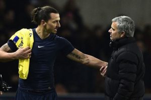Zlatan Ibrahimovic y Jose Mourinho