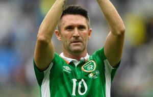 Robbie Keane con Irlanda