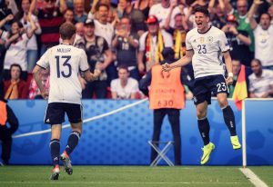Mario Gómez con Alemania