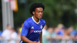 Juan Guillermo Cuadrado con el Chelsea