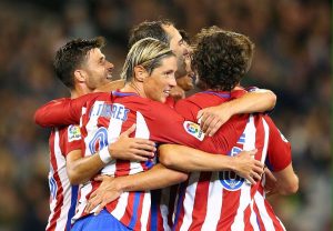 Fernando Torres con el Atlético