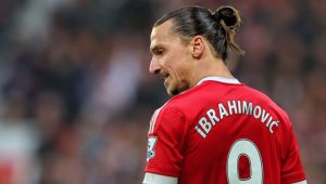 Zlatan Ibrahimović con el Manchester United