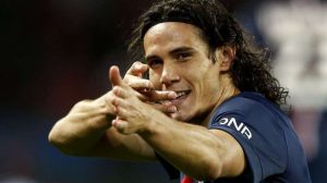 Cavani con el PSG