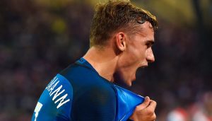 Griezmann con Francia en la Euro
