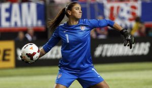 Hope Solo con Estados Unidos
