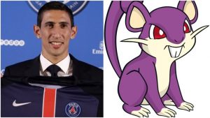 Kurzawa compara a Di Maria CON EL POKEMON RATATA