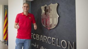 Jasper Cillessen presentado con el Barcelona