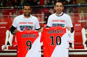 Sonny Anderson con Djorkaeff