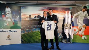 morata fue presentado en su regreso al real madrid