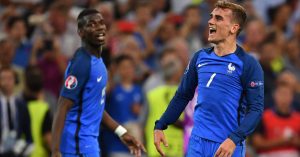 Pogba y Griezmann con Francia en la Eurocopa