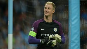 el ultimo partido de joe hart como arquero del manchester city