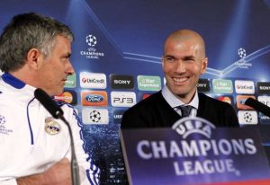 Mourinho y Zidane en rueda de prensa