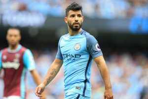 Agüero con el Manchester City