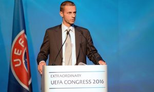 Aleksander Ceferin en la UEFA