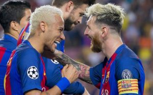Messi y Neymar en el Barca
