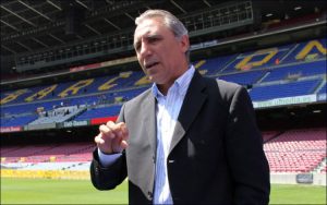 Hristo Stoitchkov en el Camp nou