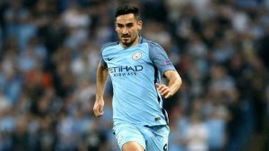 Ilkay Gundogan con el Manchester City
