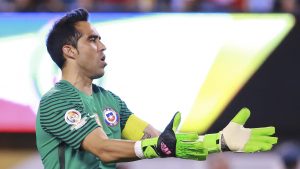 Claudio Bravo, capitán de la selección de Chile, Copa América