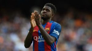 Umtiti con el Barcelona