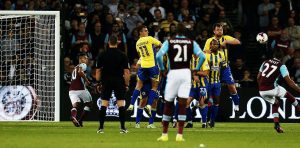 gol de tiro libre de payet con el west ham en la copa de la liga