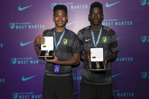 EWIL MURILLO Y DIEGO ABADÍA GANDORES DEL NIKE MOST WANTED COLOMBIA