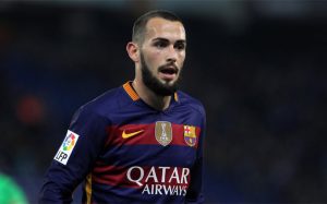 Aleix Vidal con el FC Barcelona