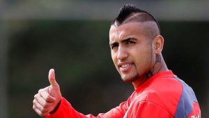 Arturo Vidal con la selección austral