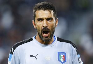 Buffon con Italia