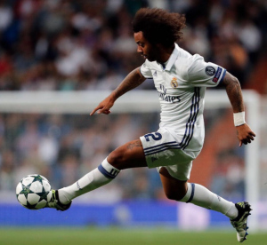 Marcelo con el Real Madrid