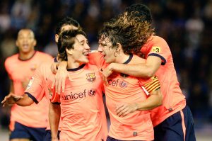 Puyol con el FC Barcelona