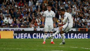 Cristiano Ronaldo y James en el Madrid