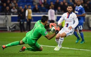 Buffon en la Champions