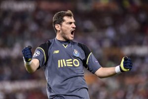 Iker Casillas con el Porto